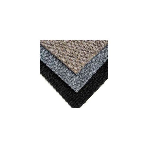 Pawling Berber Polypropylene Carpet Tiles, 19-11/16"L X 19-11/16"W, 1/2" H, Zinc EM-22-441 - main